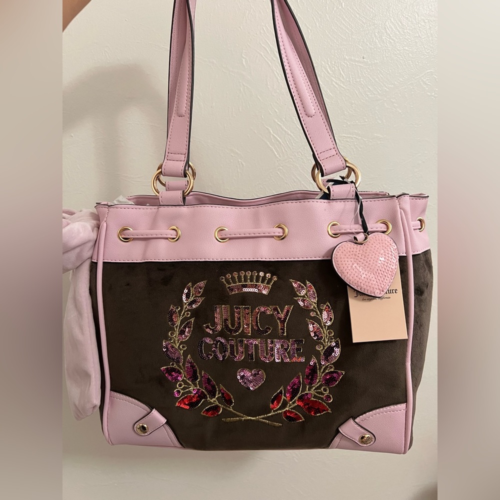 Juicy Couture Juicy Never Dies Day Dreamer Tote Chocolate Chiffon